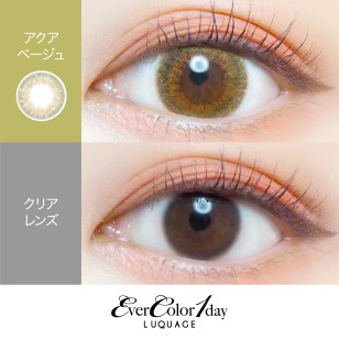 EverColor1day – LUQUAGE Aqua Beige 日拋 每盒10片